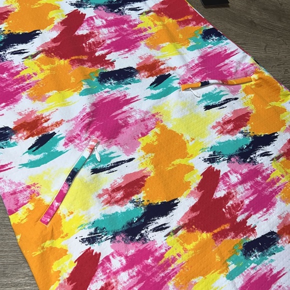 IBKUL Matilda Hot Pink Multi Collared Ruffled Mini‎ Dress - Picture 8 of 11